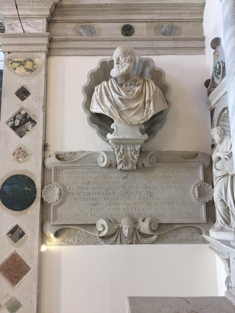 Alessandro Vittoria Bust of Marcantonio Grimani Grimani Chapel
