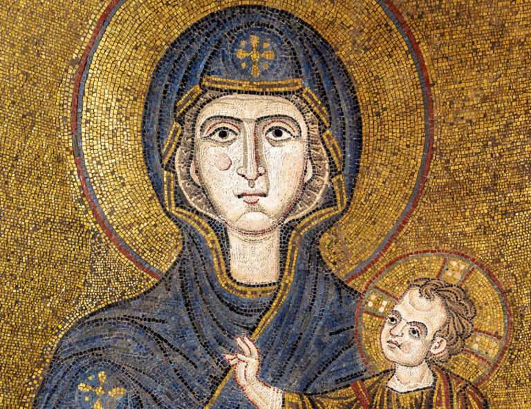 Torcello Mosaic Madonna Hodegetria Santa Maria Assunta