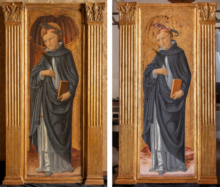 Il Vecchietta Saint Peter Martyr Before and After Conservation