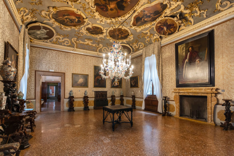 Nani Ceiling in the Brustolon Gallery room of the Ca' Rezzonico Museum