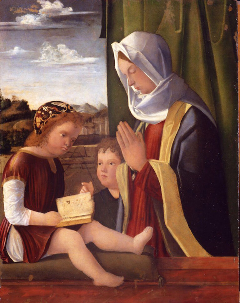 Vittore Carpaccio Madonna and Child with Young Saint John the Baptist