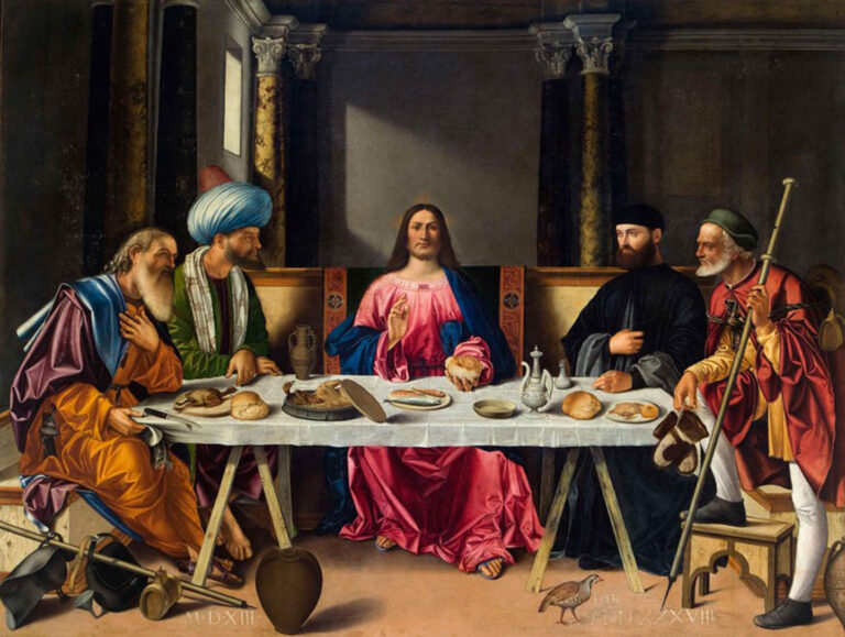 Vittore Carpaccio Supper at Emmaus in San Salvador